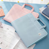Deli Organ Bag Folder A4 13 Layer Expanding File Folder With Sticky Labels for Students Organ Pack Document Storage File Bag