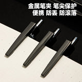 Deli Pen 2pcs Kawaii Naruto Gel Pens for School Supplies Office Accessories Cute Japanese Stationery Anime Needle Pens Kids Gift