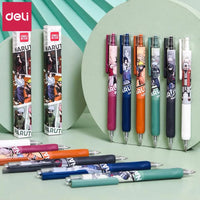 Deli Pens 1pcs Kawaii Naruto Bullet Pen for School Office Accessories Cute Japanese Stationery Supplies Anime Kids Gift Cool Pen