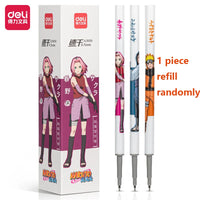 Deli Pens 1pcs Kawaii Naruto Bullet Pen for School Office Accessories Cute Japanese Stationery Supplies Anime Kids Gift Cool Pen