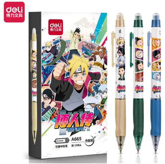 Deli Pens 1 Pcs Kawaii Naruto Gel Pens for School Supplies