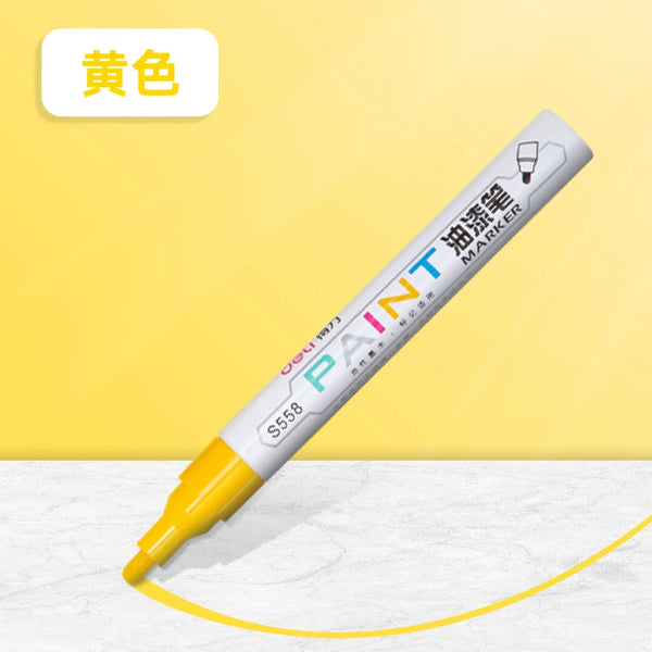 Deli Plumones Waterproof Posca Markers Pen Permanent Color Paint Oily –  AOOKMIYA