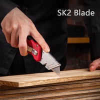 Deli Pocket Knife Box Cutter Heavy Duty Multi-function SK2 Stainless Steel taglierino professionale cuchillos Folding couteau