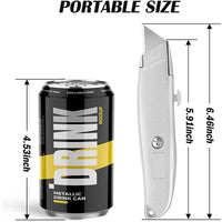 Deli Pocket Knife Retractable Unboxing Cutter Heavy Duty Utility Knife нож Couteau SK5 Blade Opener for Cardboard Carton Box