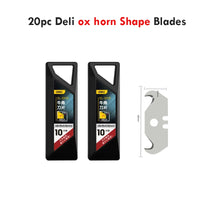 Deli Pocket Knife Retractable Unboxing Cutter Heavy Duty Utility Knife нож Couteau SK5 Blade Opener for Cardboard Carton Box