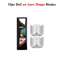 Deli Pocket Knife Retractable Unboxing Cutter Heavy Duty Utility Knife нож Couteau SK5 Blade Opener for Cardboard Carton Box