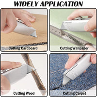 Deli Pocket Knife Retractable Unboxing Cutter Heavy Duty Utility Knife нож Couteau SK5 Blade Opener for Cardboard Carton Box