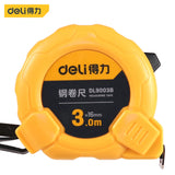 Deli Portable Thickened Tape Measure Retractable 3m Household Measuring Tape Automatic Locking Steel Tape Ruler Woodworking Tool