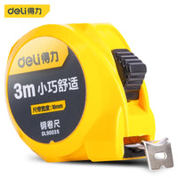 Deli Portable Thickened Tape Measure Retractable 3m Household Measuring Tape Automatic Locking Steel Tape Ruler Woodworking Tool