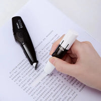 Deli Push Type Correction Tape Replaceable Core Correction Modification Female High Beauty Altered Student Stationery Supplies