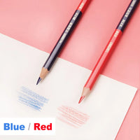 Deli Red Blue Pencil HB Dual Color Pen for Kid's Adult Design Drawing Industrial Engineering Marking Wooden Pencil Stationery