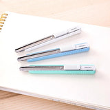 Deli Retractable Box Cutter Sharpness Utility Knife Cute Self-Locking Design нож Art Supplies School Office Stationery Accessori