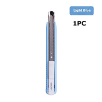 Deli Retractable Box Cutter Sharpness Utility Knife Cute Self-Locking Design нож Art Supplies School Office Stationery Accessori