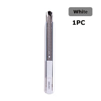Deli Retractable Box Cutter Sharpness Utility Knife Cute Self-Locking Design нож Art Supplies School Office Stationery Accessori