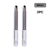 Deli Retractable Box Cutter Sharpness Utility Knife Cute Self-Locking Design нож Art Supplies School Office Stationery Accessori