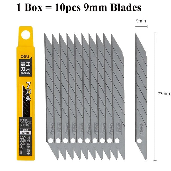 TaJIma utility knife, paper cutter, wallpaper knife, 9mm wide, 30