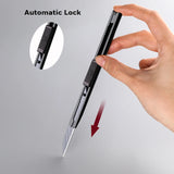 Deli Retractable Utility Knife Carbon Steel  Box Cutter 30°Small estilete profissional ferramenta Art Supplies Sharpness couteau