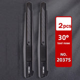 Deli Retractable Utility Knife ,Portable Box Cutter 30 Degree 9MM Metal Blade estilete profissional ferramenta Art Supplies нож