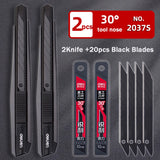 Deli Retractable Utility Knife ,Portable Box Cutter 30 Degree 9MM Metal Blade estilete profissional ferramenta Art Supplies нож