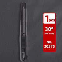 Deli Retractable Utility Knife ,Portable Box Cutter 30 Degree 9MM Metal Blade estilete profissional ferramenta Art Supplies нож