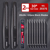 Deli Retractable Utility Knife ,Portable Box Cutter 30 Degree 9MM Metal Blade estilete profissional ferramenta Art Supplies нож