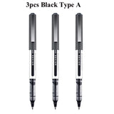 Deli RollerBall Pens, 0.5mm Fine Point Liquid Gel Ink Rolling Ball Quick Drying Gel Pen for School Office Writing