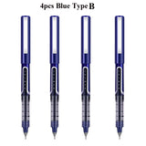 Deli RollerBall Pens, 0.5mm Fine Point Liquid Gel Ink Rolling Ball Quick Drying Gel Pen for School Office Writing