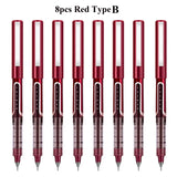 Deli RollerBall Pens, 0.5mm Fine Point Liquid Gel Ink Rolling Ball Quick Drying Gel Pen for School Office Writing