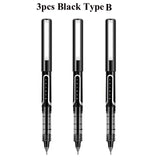 Deli RollerBall Pens, 0.5mm Fine Point Liquid Gel Ink Rolling Ball Quick Drying Gel Pen for School Office Writing