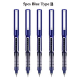 Deli RollerBall Pens, 0.5mm Fine Point Liquid Gel Ink Rolling Ball Quick Drying Gel Pen for School Office Writing