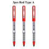 Deli Rollerball Blue Gel Pens, 0.5mm Liquid Ink Rolling Ball Quick Drying Pen for Writing, Journaling, Notes Taking