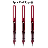Deli Rollerball Blue Gel Pens, 0.5mm Liquid Ink Rolling Ball Quick Drying Pen for Writing, Journaling, Notes Taking