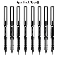 Deli Rollerball Pens, 0.5mm Liquid Ink Gel Pens,Quick Drying & Long Lasting Fine Point Pen for Writing, Journaling, Notes
