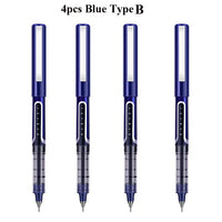 Deli Rollerball Pens, 0.5mm Liquid Ink Gel Pens,Quick Drying & Long Lasting Fine Point Pen for Writing, Journaling, Notes