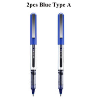 Deli Rollerball Pens, 0.5mm Liquid Ink Gel Pens,Quick Drying & Long Lasting Fine Point Pen for Writing, Journaling, Notes
