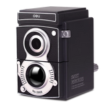 Deli Rotary Pencil Sharpener Jumbo Pencil Cutter Knife Gift  Retro Camera Styling Smooth Sharpening Tools School Supplies