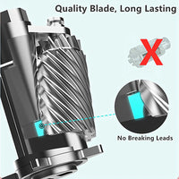 Deli Rotary Pencil Sharpener Jumbo Pencil Cutter Knife Gift  Retro Camera Styling Smooth Sharpening Tools School Supplies