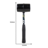 Deli Rubber Hammer Heavy Duty Mallet Professional Floor Ceramic Tile Installation Hammer Hand Tools for Domestic Installations