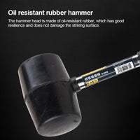 Deli Rubber Hammer Heavy Duty Mallet Professional Floor Ceramic Tile Installation Hammer Hand Tools for Domestic Installations