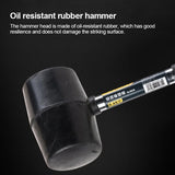Deli Rubber Hammer Heavy Duty Mallet Professional Floor Ceramic Tile Installation Hammer Hand Tools for Domestic Installations