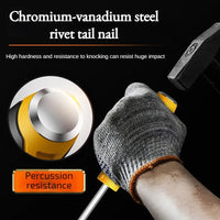 Deli Screwdriver Penetration Impact Anti Slip Strong Magnetic Ergonomic Design Impact Screwdriver Manual Household Repair Tool