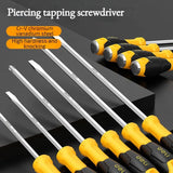 Deli Screwdriver Penetration Impact Anti Slip Strong Magnetic Ergonomic Design Impact Screwdriver Manual Household Repair Tool