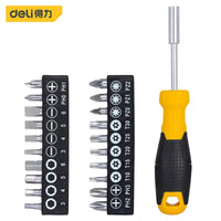 Deli Screwdriver Set magnetic screwdriver bit Torx multifunctional mobile phone repair kit electronic equipment manual tools