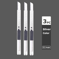 Deli Small Utility Knife Metal 60° Box Cutter Paper нож 9MM School Office Art Supplies Tool Kawaii Stationery With CUT BlADE