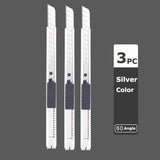 Deli Small Utility Knife Metal 60° Box Cutter Paper нож 9MM School Office Art Supplies Tool Kawaii Stationery With CUT BlADE