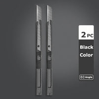 Deli Small Utility Knife Metal 60° Box Cutter Paper нож 9MM School Office Art Supplies Tool Kawaii Stationery With CUT BlADE