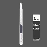 Deli Small Utility Knife Metal 60° Box Cutter Paper нож 9MM School Office Art Supplies Tool Kawaii Stationery With CUT BlADE
