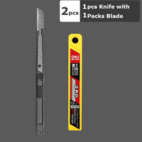 Deli Small Utility Knife Metal 60° Box Cutter Paper нож 9MM School Office Art Supplies Tool Kawaii Stationery With CUT BlADE