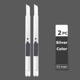 Deli Small Utility Knife Metal 60° Box Cutter Paper нож 9MM School Office Art Supplies Tool Kawaii Stationery With CUT BlADE