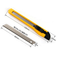 Deli Small Utility Knife Small Paper Cutter Handmade Knife Office Student Stationery Knife Multifunction Knife for Art Supplies
